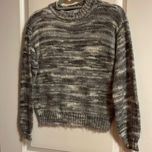 grey sweater